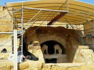 Φωτογραφία για Αμφίπολη: Οι παγίδες που είχαν στήσει οι κατασκευαστές του τάφου στους τυμβωρύχους