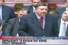 Επίθεση Καρατζαφέρη....Κρυπτόμενος Πρωθυπουργός…ο Παπαδήμος