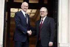 Αποχαιρετιστήρια σύσκεψη Παπανδρέου-Παπαδήμου