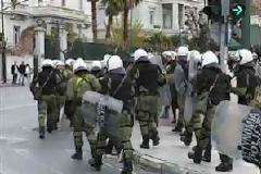 Ισχυρή αστυνομική δύναμη στον Άγιο Παντελεήμονα...
