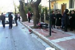 Νεκρός νεαρός οδηγός μηχανής μετά από σύγκρουση με Ι.Χ. στη Λαμία