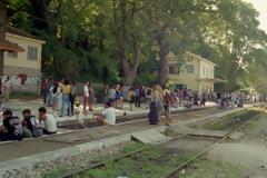 Η παλιά γραμμή του τραίνου στον Πλαταμώνα [video]