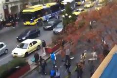 Επεισόδιο νωρίτερα με μικροπωλητές στην Πατησίων