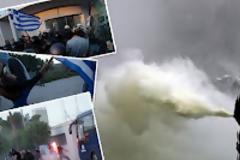 Συνεχίζονται τα επεισόδια στη Πάτρα...