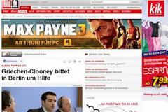 Bild: Ο Έλληνας Clooney ζητά τη βοήθεια του Βερολίνου