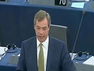 Φωτογραφία για Nigel Farage: Ανθρωπιστική καταστροφή στην Ελλάδα [video]