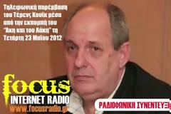 Ο Τέρενς Κουϊκ κάνει τηλεφωνική παρέμβαση στο focusradio.gr [video]