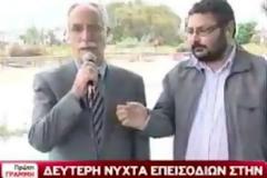 Ο δήμαρχος Πατρέων Γιάννης Δημαράς άρπαξε στον αέρα το μικρόφωνο από τον ρεπόρτερ του ΣΚΑΙ [video]