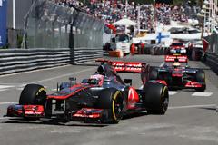 GP Monaco - FP2: Πριν τη βροχή, Button