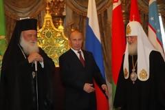 Συνάντηση Πούτιν – Ιερώνυμου στην Μόσχα Παρουσία του πατριάρχη Μόσχας και πασών των Ρωσιών Κυρίλλου