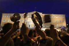Στο Σύνταγμα οι Αγανακτισμένοι