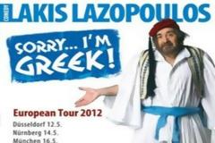 VIDEO: Δείτε ολόκληρη την παράσταση του Λάκη Λαζόπουλου Sorry I'm Greek