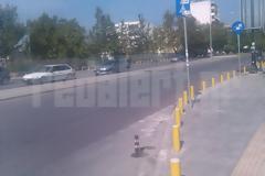 Εκτροπή νταλίκας στον Περιφερειακό Θεσσαλονίκης