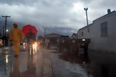 Κυκλοφορικά προβλήματα στη Λαμία ελέω καταιγίδων