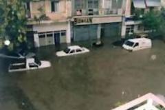 Δείτε πλάνα από τις καταστροφικές πλημμύρες στην Λάρισα