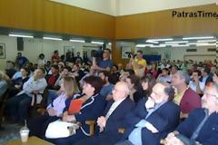 Πάτρα- τώρα : Ξεκίνησε η συγκέντρωση κατοίκων των Ιτεών στο Μέγαρο Λόγου και Τέχνης