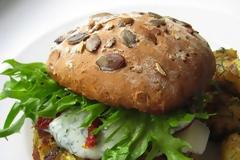 Burger λαχανικών για υγιεινές αμαρτίες