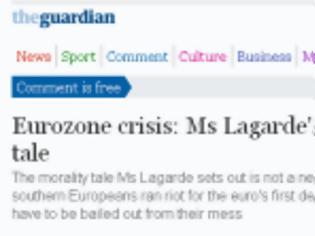 Φωτογραφία για Επίθεση της Guardian στη Lagarde