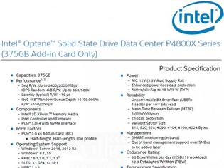 Φωτογραφία για Intel Optane SSD DC P4800X στην φόρα..
