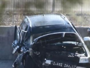 Φωτογραφία για Άγιο είχε ο Αλέξης Κούγιας! «Σμπαράλια» το αυτοκίνητο του μετά το ατύχημα... [photos]