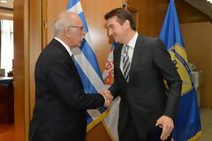 Συνάντηση ΑΝΥΕΘΑ Δημήτρη Βίτσα με τον Πρέσβη της Δημοκρατίας της Σερβίας