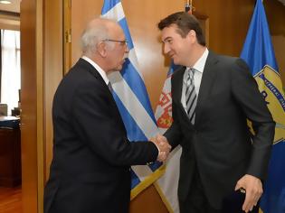 Φωτογραφία για Συνάντηση ΑΝΥΕΘΑ Δημήτρη Βίτσα με τον Πρέσβη της Δημοκρατίας της Σερβίας