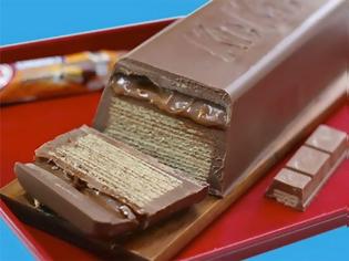 Φωτογραφία για Φτιάξτε ένα γιγάντιο Kit Kat με 2 μόνο υλικά!!!