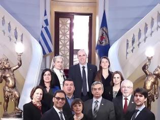Φωτογραφία για Συνάντηση της ΠΟΣ με την Παγκόσμια Διακοινοβουλευτική Ένωση Ελληνισμού