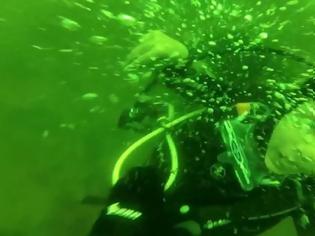 Φωτογραφία για Σοκαριστικό: Γυναίκα παθαίνει κρίση πανικού ενώ κάνει κατάδυση 15 μέτρα κάτω από την επιφάνεια της θάλασσας... [video]