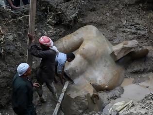 Φωτογραφία για ΠΑΓΩΣΑΝ οι αρχαιολόγοι...Μεγάλη ανακάλυψη: Στο «φως» κολοσσιαίο άγαλμα...