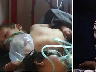 Φωτογραφία για Φρίκη στη Συρία με 80 νεκρούς από χημικά - Βομβάρδισαν και το νοσοκομείο