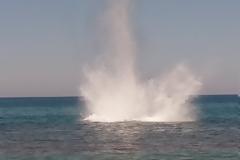 Μοναδικό θέαμα με εξουδετέρωση βλήματος στην Κρήτη (βίντεο)