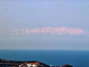 Φωτογραφία για Όλη η αλήθεια για τη φωτογραφία με τα βουνά της Κρήτης που τραβήχτηκε από την Σαντορίνη