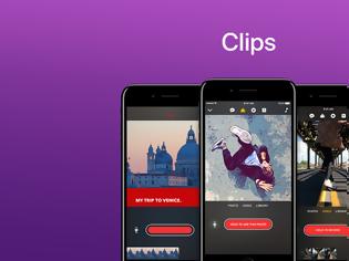 Φωτογραφία για Clips: Κυκλοφόρησε η πρώτη ενημέρωση της εφαρμογής Clips
