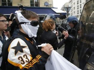 Φωτογραφία για 9 άνθρωποι συνελήφθησαν στις διαδηλώσεις στο Παρίσι