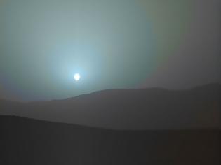 Φωτογραφία για Το μπλέ ηλιοβασίλεμα του Άρη