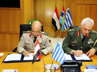 Φωτογραφία για Υπογραφή Προγράμματος Στρατιωτικής Συνεργασίας με την Αίγυπτο (ΦΩΤΟ)