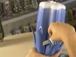Φωτογραφία για Εντυπωσιακό χειροποίητο κερί που μόλις το δείτε θα σας πέσει το σαγόνι... [video]