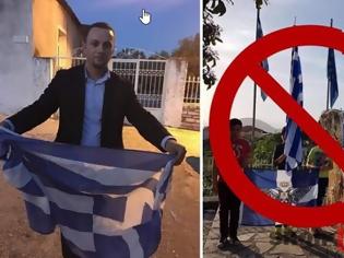 Φωτογραφία για Νέα Πρόκληση απο Αλβανούς Εθνικιστές Εκαψαν - Ελληνική Σημαία και βεβήλωσαν Μνημείο [video]