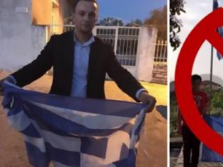 Φωτογραφία για Η «ΜΕΓΑΛΗ ΑΛΒΑΝΙΑ» ΧΤΥΠΗΣΕ: Εξτρεμιστές Αλβανοί έκαψαν ελληνική σημαία και βεβήλωσαν μνημείο της μειονότητας (Εικόνες)