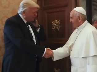 Φωτογραφία για Πάπας Φραγκίσκος σε Τραμπ: Να γίνει ειρηνοποιός
