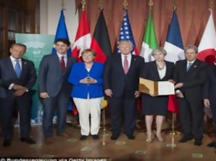 Φωτογραφία για ΘΕΛΟΥΝ ΝΑ ΚΡΥΦΤΟΥΝ ΑΛΛΑ ΠΡΟΔΙΔΟΝΤΑΙ! Τι αποκαλύπτουν οι υπογραφές των ηγετών της G7 για το χαρακτήρα τους