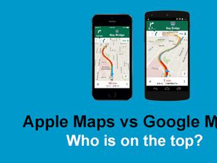 Φωτογραφία για Μια εικόνα μας δείχνει πόσο μακριά είναι οι χάρτες της Apple από της Google