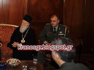 Φωτογραφία για Συνάντηση του Δκτη 1ης Στρατιάς Αντγου Δημόκριτου Ζερβάκη με τον Οικουμενικό Πατριάρχη Βαρθολαμαίο