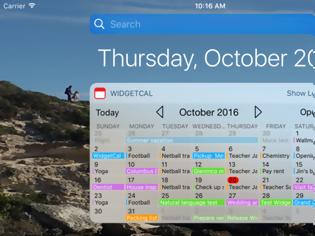 Φωτογραφία για WidgetCal: Ένα εβδομαδιαίο ημερολόγιο για την οθόνη κλειδώματος