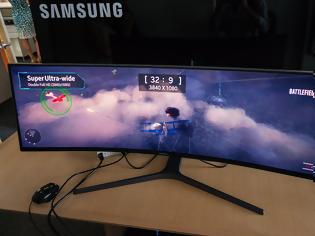 Φωτογραφία για 49 ιντσών Double Full HD gaming monitor από τη Samsung