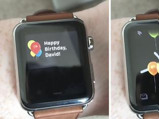Φωτογραφία για Το Apple Watch σας σκέφτεται και σας εύχεται  Happy Birthday! στα γενέθλια σας