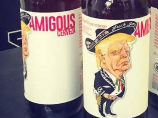 Φωτογραφία για Καρικατούρα του Τραμπ σε μεξικάνικη μπύρα