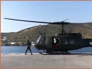 Φωτογραφία για Άσχημες εντυπώσεις προκάλεσε η συγκυβέρνηση Καμμένου σε στρατιωτικό ελικόπτερο