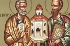 29 Ιουνίου: Εορτή των Αγίων Αποστόλων Πέτρου και Παύλου